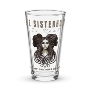 SISTER KEEPER Shaker pint glass