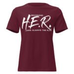 BECOMING HER WAS ALWAYS THE PLAN Women's Relaxed T-Shirt